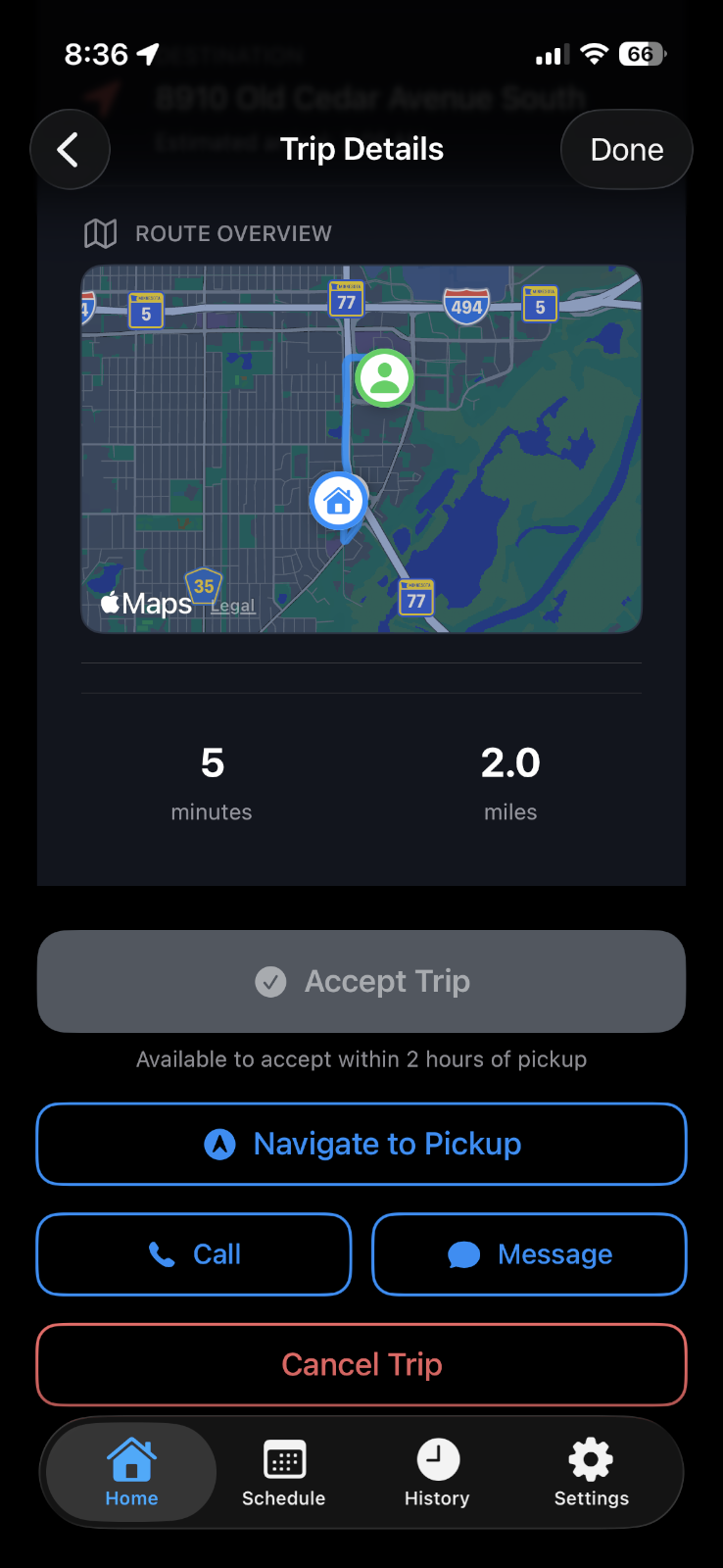 Another upcoming trip